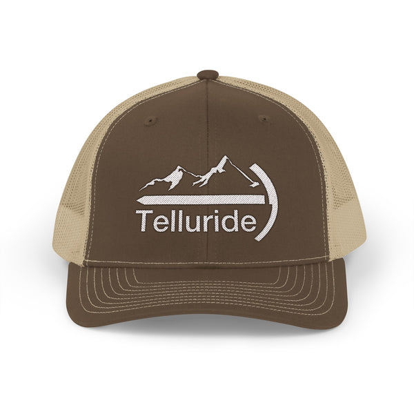 Telluride, Colorado Snapback Trucker Cap - Embroidered Telluride Hat