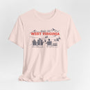 West Virginia Après-ski T-Shirt - Vintage Mountain Graphic Tee-14