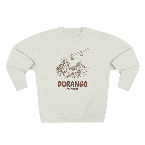 Premium Durango, Colorado Gondola Ski Mountain Sweatshirt