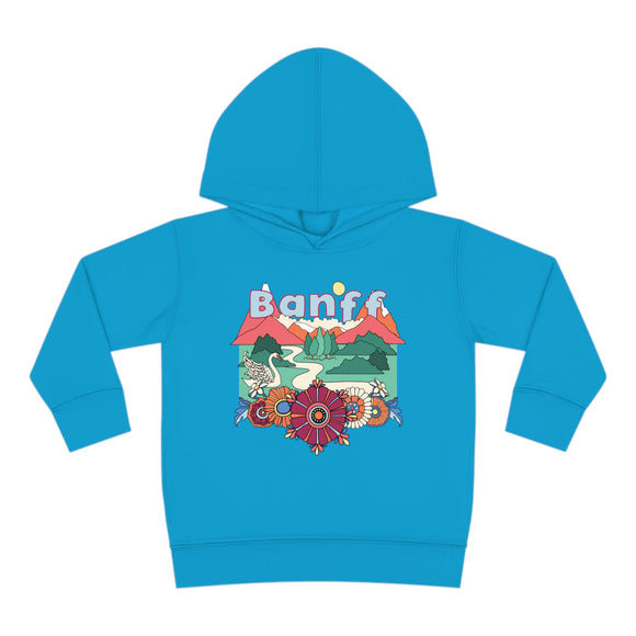 Banff, Canada Toddler Hoodie - Boho Mountain Unisex Banff Toddler Sweatshirt