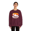 Utah Sweatshirt - Unisex Retro Ombre Utah Crewneck Sweatshirt