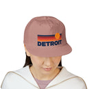 Detroit, Michigan retro sunset Surf Cap | vintage striped sun state hat-9