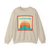 Retro Chattanooga, Tennessee Sweatshirt, Mountain Sun Design, Unisex Crewneck, Gift for Outdoorsy Friends, Vintage Jumper
