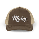 Maine Snapback Trucker Cap - Embroidered Maine Hat-3