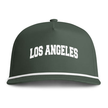 Buy moss Los Angeles, California Embroidered Rope Hat - Vintage Sunwashed Rope Cap, Comfort Colors