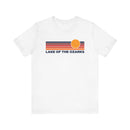 Lake of the Ozarks, Missouri T-Shirt Retro Sun Ombre Unisex Tee, Vintage Missouri Tee, Mountain Sun Lake of the Ozarks Tee,  Souvenir Shirt-1