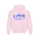 Retro Salt Lake City, Utah Youth Hoodie - Mountain Salt Lake City, Utah Kids Sweatshirt, Cute Salt Lake City, Utah Children's Pullover-5