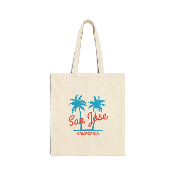 San Jose, California, Cotton Canvas San Jose Tote Bag