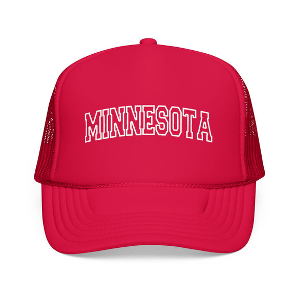 Minnesota Trucker Hat — Vintage College Foam Mesh Cap