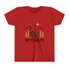 Wyoming Youth T-Shirt - Unisex Kids Wyoming Shirt
