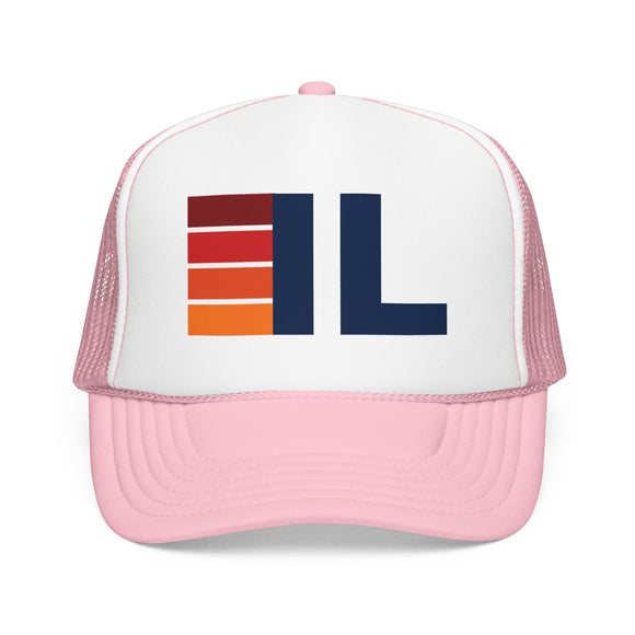 Illinois Trucker Hat - IL Abbr retro cap