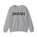 Nashville, Tennessee NASH Retro Stripe Sweatshirt-3