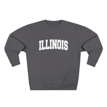 Premium Illinois Retro Graphic Sweatshirt