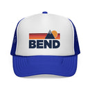 Bend, Oregon Retro Mountains Trucker Hat - Vintage Style Bend Cap-3