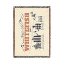 Whitefish, Montana Ski Town Throw Blanket | Mountain Woven Blanket-3