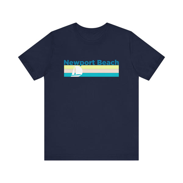 Newport Beach, California T Shirt - Sailboat Graphic Tee