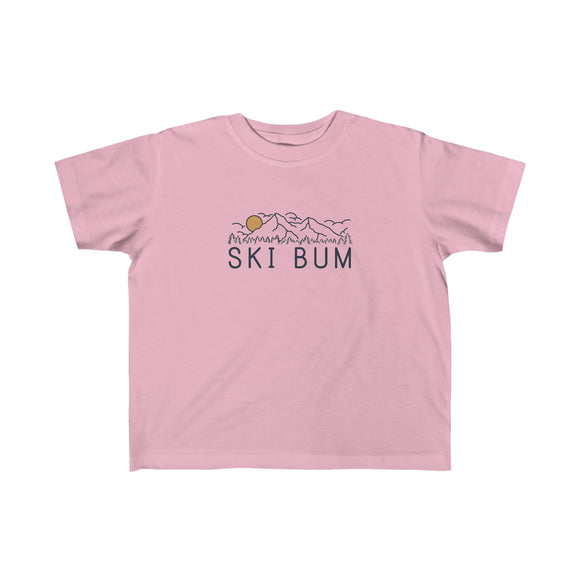 Ski Bum Toddler T-Shirt - Unisex Toddler Ski Bum Shirt