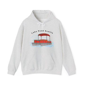 Lake Pend Oreille, Idaho Hoodie - Unisex Ski Lift Lake Pend Oreille - 0
