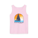 Carmel by the Sea, California Sailboat Tank Top | Comfort Colors 100% Cotton-5