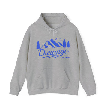 Durango, Colorado Hoodie - Unisex Mountain Durango Hoodie Sweatshirt - 0