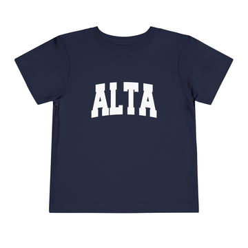 Buy navy Alta, Utah Toddler Graphic Tee - Kids Alta Vacation T-Shirt