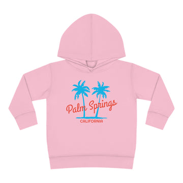 Buy pink Palm Springs, California Toddler Hoodie - Unisex Palm Springs Toddler Sweatshirt