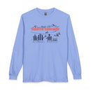 North Conway, New Hampshire Après-ski Long Sleeve Shirt - Mountain Retro Skiing-3