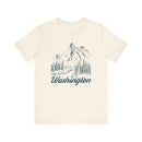 Washington Graphic Tee - Mountain Illustration Washington T Shirt-3
