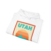 Utah Mountain Sun Hoodie - Unisex Utah Hooded Sweatshirt, Utah Travel Sweatshirt, Utah Sunset