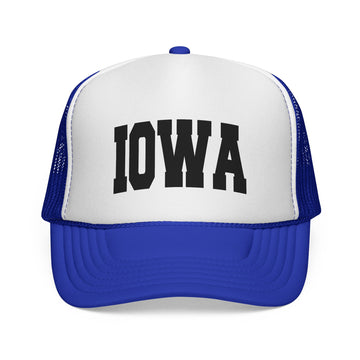Buy royal Iowa Retro Collegiate Style Trucker Hat