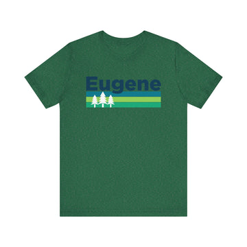 Buy heather-grass-green Eugene, Oregon T-Shirt - Unisex Eugene Shirt