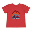 Colorado Toddler T-Shirt - Retro Palm Tree Unisex Toddler Colorado Shirt-5