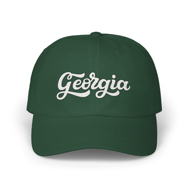 Georgia Dad Hat - Embroidered Georgia Classic Dad Cap