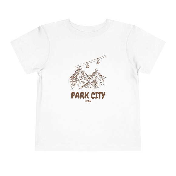 Park City, Utah Toddler T-Shirt — Vintage Gondola Ski Mountain Tee
