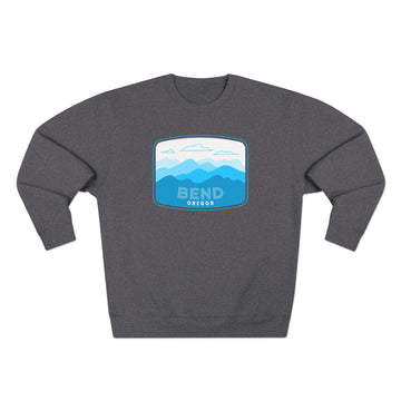 Buy charcoal-heather Premium Bend, Oregon Sweatshirt Unisex Crewneck, Premium Sweatshirt, Crewneck Jumper, Ski Resort Apparel