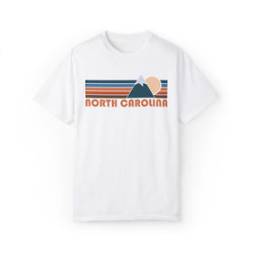 North Carolina Graphic Tee, Comfort Colors Retro Unisex T shirt, Mountain Adventure Shirt