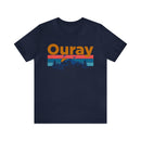 Ouray, Colorado Shirt - Mountain Sunset Unisex Ouray T-Shirt-7