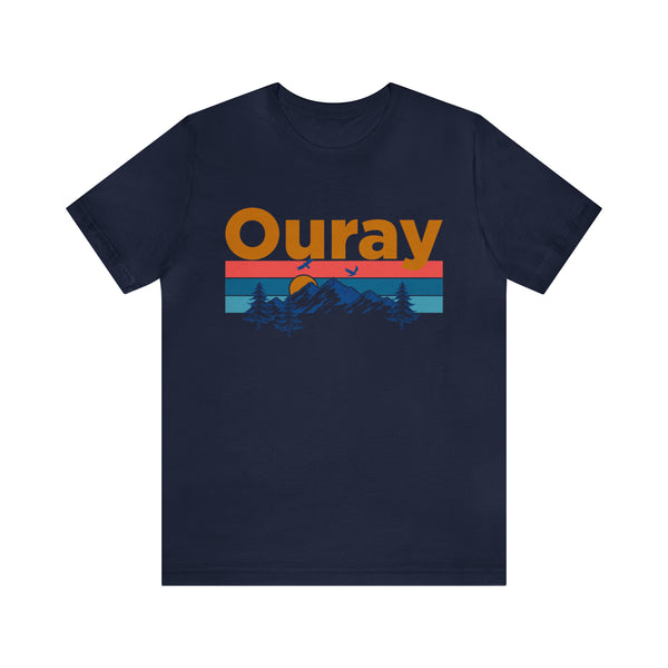 Ouray, Colorado Shirt - Mountain Sunset Unisex Ouray T-Shirt