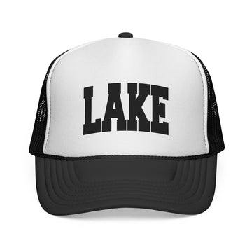 Lake Retro Collegiate Style Trucker Hat - 0