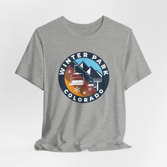Winter Park, Colorado T Shirt - Retro Ski Lift Tee