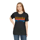 Alaska T-Shirt - Mountain Sunset Unisex Alaska Shirt-47