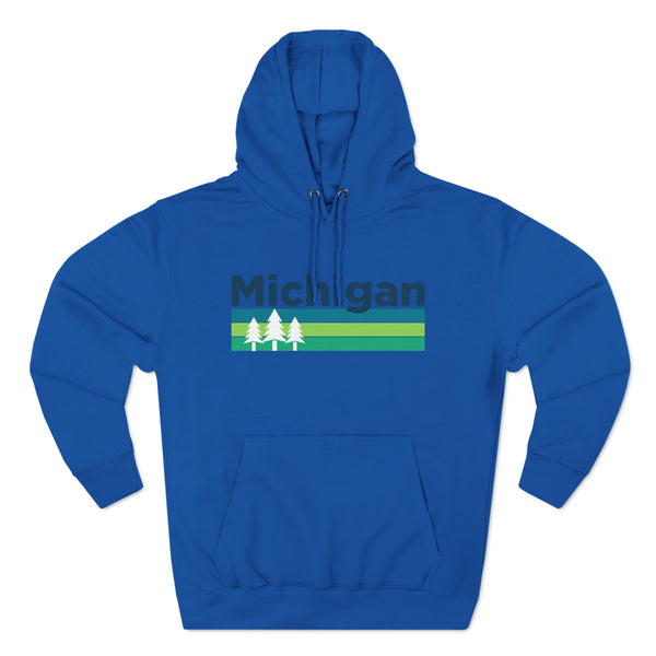 Premium Michigan Hoodie - Retro Unisex Sweatshirt