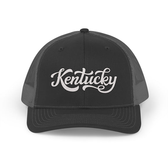 Kentucky Snapback Trucker Cap - Embroidered Kentucky Hat