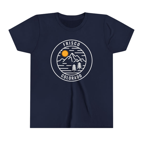 Frisco, Colorado Youth Shirt - Retro Mountain Frisco Kid's T-Shirt