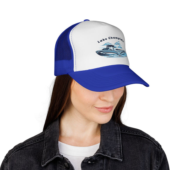 Lake Champlain Wakeboard Boat Trucker Hat