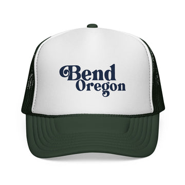 Buy dark-green Bend, Oregon Retro Trucker Hat