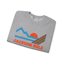Jackson Hole, Wyoming Sweatshirt - Mountain Jackson Hole Crewneck Sweatshirt-13
