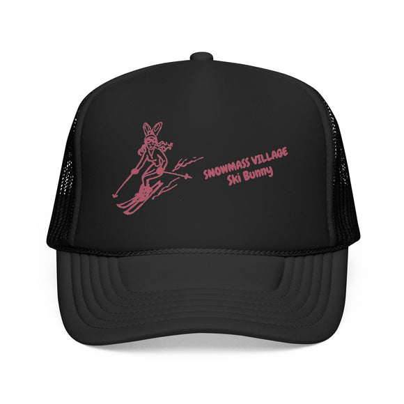 Snowmass Village, Colorado Ski Bunny Foam Trucker Hat