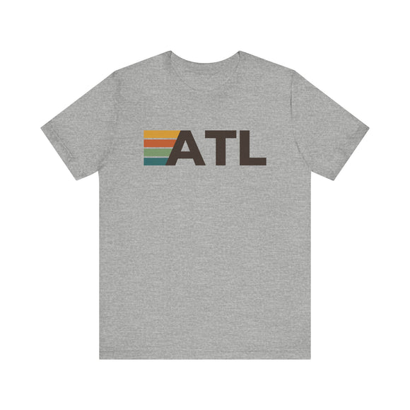 Atlanta, Georgia tee - ATL t shirt retro stripes