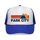 Park City, Utah Retro Mountains Trucker Hat - Vintage Style Park City Cap-3
